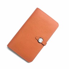 Portfel Hermes Dogon Togo Leather H001 Orange