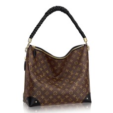 Louis Vuitton M44130 Trójkątna miękka torba typu hobo z monogramem z płótna