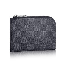 Portmonetka Louis Vuitton N63237 Damier Grafitowe płótno