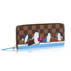Portfel Louis Vuitton Clemence N64425 Damier Ebene Canvas