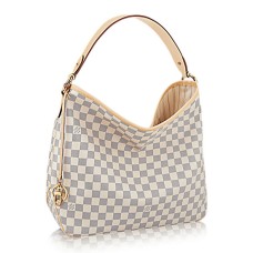 Louis Vuitton N41464 Delightful MM Hobo Bag Damier Azure Canvas