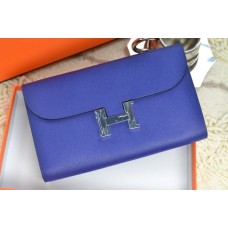 Portfel Hermes H Royal Blue Silver