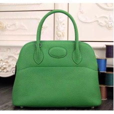Hermes Bolide 31cm Togo Skórzana Zielona Torba