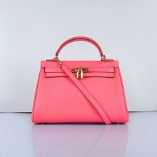 Torebka Hermes Kelly 32 cm Togo Leather 6108 Lip Pink Golden