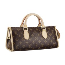 Torba typu tote Louis Vuitton M40009 Popincourt z monogramem z płótna