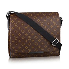 Torba listonoszka Louis Vuitton M40934 District MM z monogramem z płótna