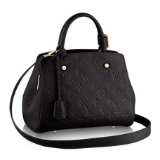 Louis Vuitton M41053 Montaigne BB Torba materiałowa Monogram Empreinte Leather