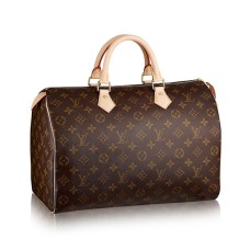 Torba typu tote Louis Vuitton M41107 Speedy 35 z monogramem z płótna
