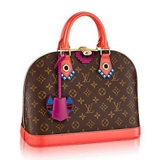 Torba typu tote Louis Vuitton M41661 Alma PM Totem z monogramem z płótna