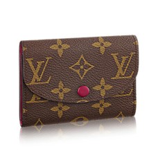 Portmonetka Louis Vuitton M41939 Rosalie z monogramem z płótna