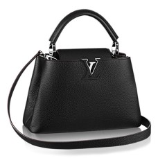 Louis Vuitton M42242 Capucines PM Torba materiałowa Taurillon Skóra