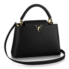 Louis Vuitton M42259 Capucines PM Torba materiałowa Taurillon Skóra
