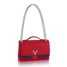 Louis Vuitton M42901 Bardzo łańcuszkowa torba na ramię ze skóry Taurillon