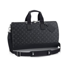 Torba podróżna Louis Vuitton M43038 Keepall Voyager z monogramem Eclipse Canvas