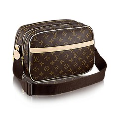 Torba listonoszka Louis Vuitton M45254 Reporter PM z monogramem z płótna
