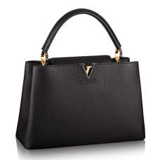 Louis Vuitton M48864 Capucines MM Torba materiałowa Skóra Taurillon