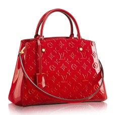 Torba na ramię Louis Vuitton M50167 Montaigne MM Monogram Vernis