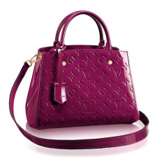 Torba na ramię Louis Vuitton M50581 Montaigne BB Monogram Vernis