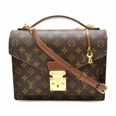Louis Vuitton M51185 Monceau Torba Crossbody Płótno z Monogramem