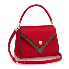 Torba typu tote Louis Vuitton M54624 Double V z miękkiej skóry cielęcej