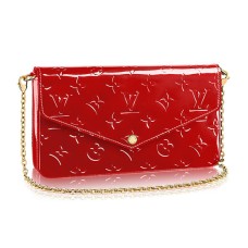Louis Vuitton M61293 Pochette Felicie Portfel z łańcuszkiem Monogram Vernis
