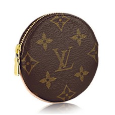 Louis Vuitton M61926 Okrągła portmonetka z monogramem z płótna