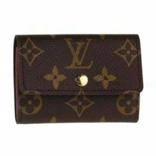 Louis Vuitton M61930 Płaska portmonetka z monogramem z płótna