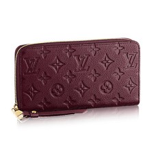 Louis Vuitton M62214 Zapinany na zamek portfel z Monogramem Empreinte Leather
