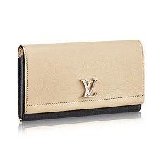 Portfel Louis Vuitton M62328 Lockme II Skóra Taurillon