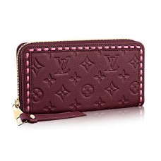Louis Vuitton M64803 Zapinany na zamek portfel z Monogramem Empreinte Leather