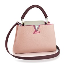 Torba materiałowa Louis Vuitton M90939 Capucines BB Skóra Taurillon