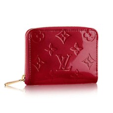 Louis Vuitton M93608 Zapinana na zamek torebka na monety Monogram Vernis