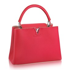 Louis Vuitton M94389 Capucines MM Torba materiałowa Skóra Taurillon