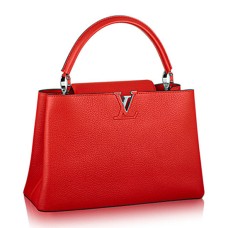 Louis Vuitton M94631 Capucines MM Torba materiałowa Skóra Taurillon