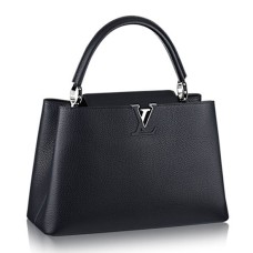 Louis Vuitton M94633 Capucines MM Torba materiałowa Skóra Taurillon