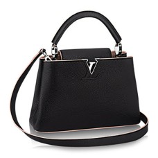 Torba materiałowa Louis Vuitton M94716 Capucines BB Skóra Taurillon