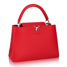 Torba materiałowa Louis Vuitton M94740 Capucines MM Skóra Taurillon