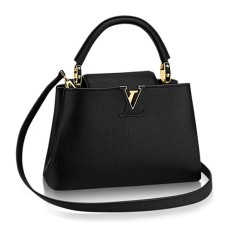 Torba materiałowa Louis Vuitton M94755 Capucines BB Skóra Taurillon