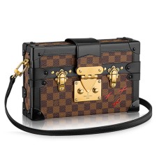 Louis Vuitton N41003 Petite Malle Torba na ramię Damier Ebene Canvas