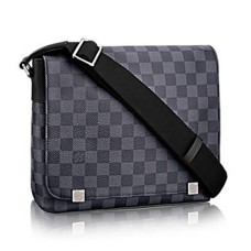 Louis Vuitton N41028 Torba kurierska District PM Damier Graphite Canvas