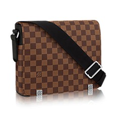 Torba kurierska Louis Vuitton N41031 District PM Damier Ebene Canvas
