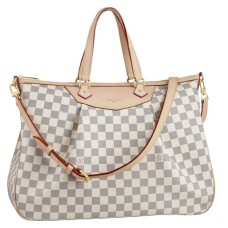 Louis Vuitton N41111 Siracusa GM Torba na ramię Damier Azur Canvas
