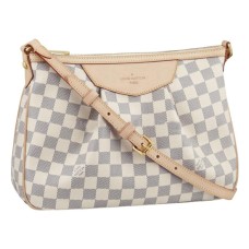 Louis Vuitton N41113 Siracusa PM Torba na ramię Damier Azur Canvas