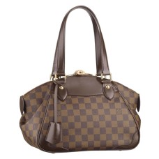 Louis Vuitton N41117 Verona PM Torba na ramię Damier Ebene Canvas