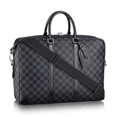 Louis Vuitton N41123 Porte-Documents Voyage GM Teczka Damier Graphite Canvas