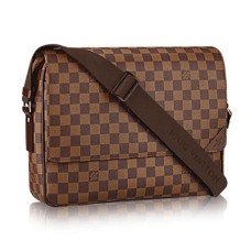 Louis Vuitton N41149 Shelton MM Torba kurierska Damier Ebene Canvas