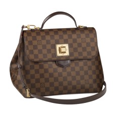 Louis Vuitton N41168 Bergamo MM Torba na ramię Damier Ebene Canvas