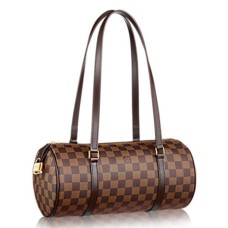 Louis Vuitton N41210 Papillon NM Torba na ramię Damier Ebene Canvas