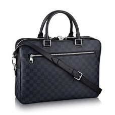 Louis Vuitton N41347 Porte-Documents Teczka biznesowa Damier Cobalt Canvas