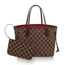 Louis Vuitton N41359 Neverfull PM Torba na ramię Damier Ebene Canvas